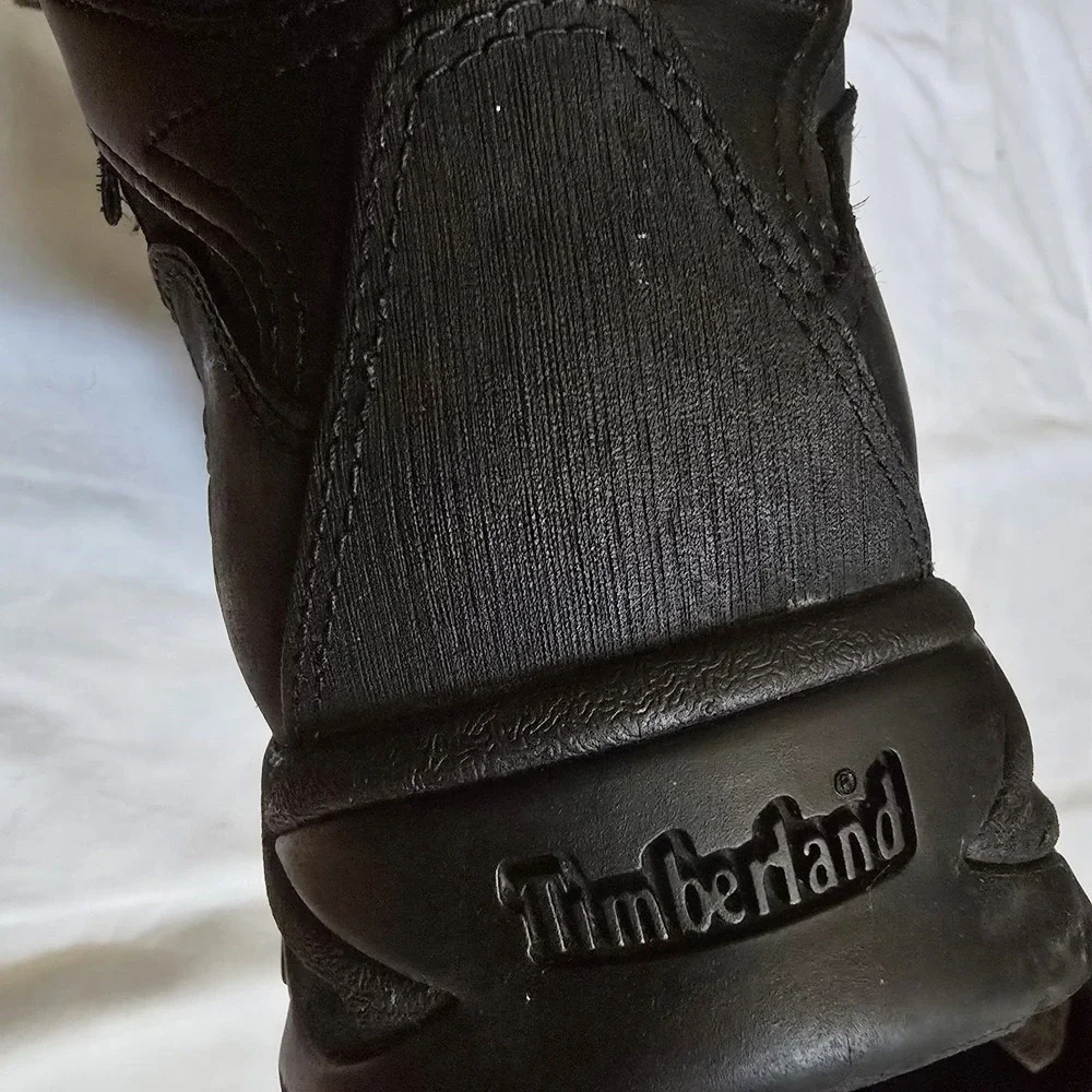 Timberland Mt Maddsen Mid Waterproof Black Leather Hiking Boots Mens 11.5 A2960‎